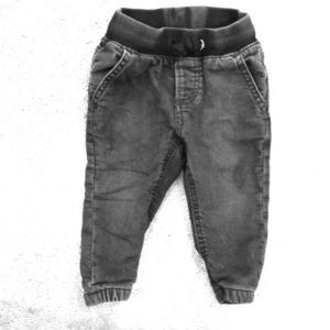 Baby Gap faded black joggers